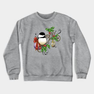 Holiday Chickadee Crewneck Sweatshirt